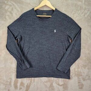 Polo Ralph Lauren Pony Mens Size L Gray Sweatshirt Casual Long Sleeve( 3 For60$)